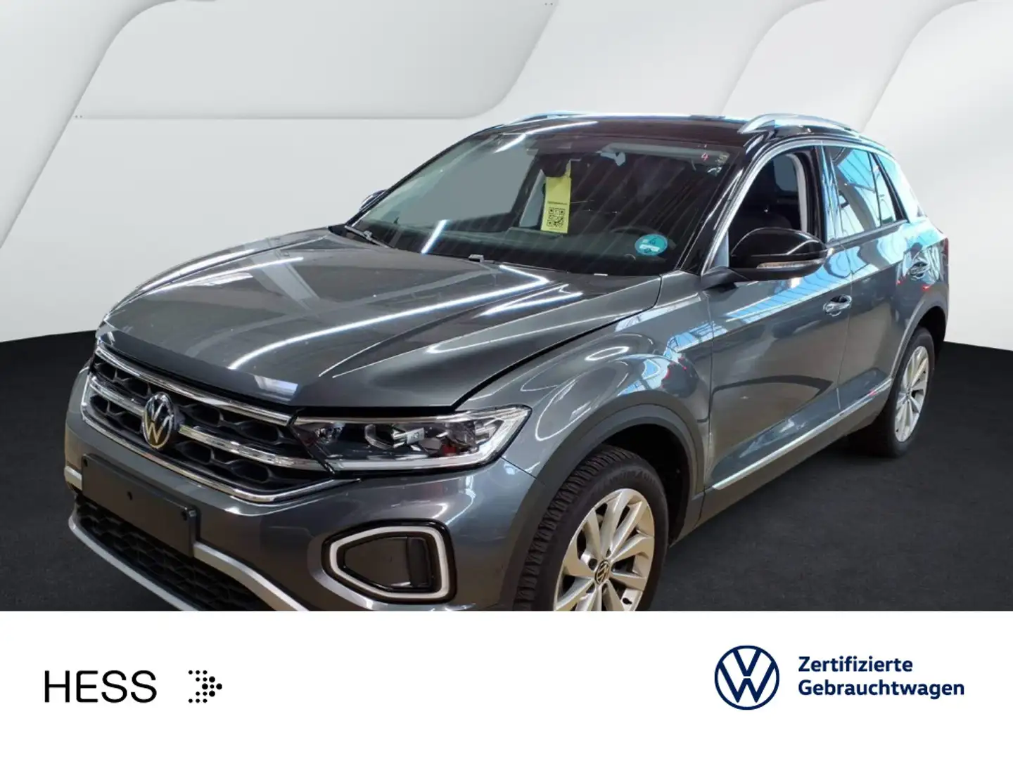 Volkswagen T-Roc T-ROC 1.5 TSI DSG STYLE*LED*AHK*NAVI*KLIMA*PDC*S Grau - 1
