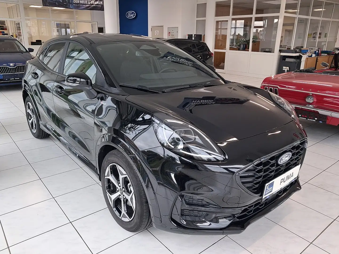 Ford Puma 1,0 EcoBoost Hybrid ST-Line Aut. Schwarz - 1