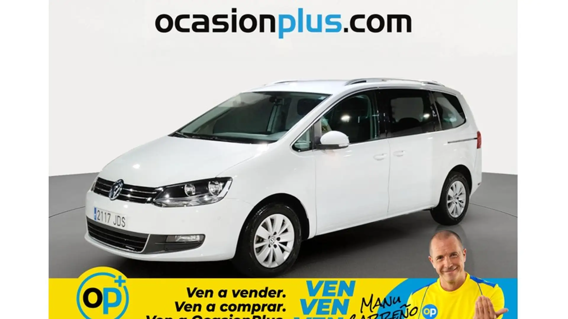 Volkswagen Sharan 2.0TDI Advance BMT 140 Blanco - 1