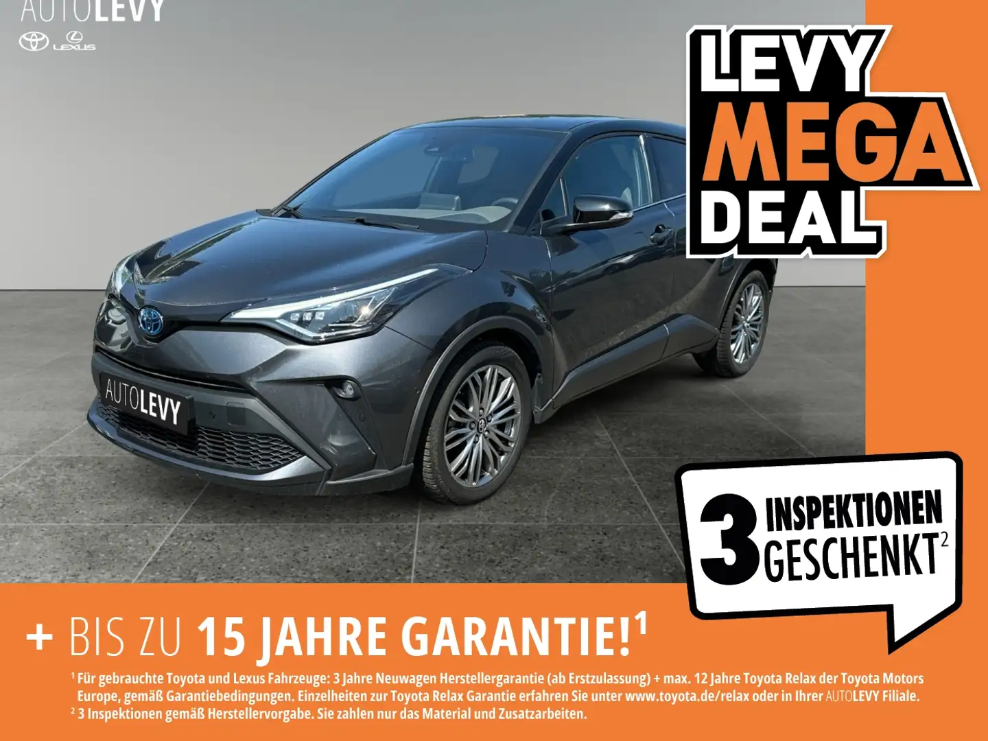 Toyota C-HR 1.8 Hybrid Lounge *CARPLAY&AA*NAVI* Grau - 1