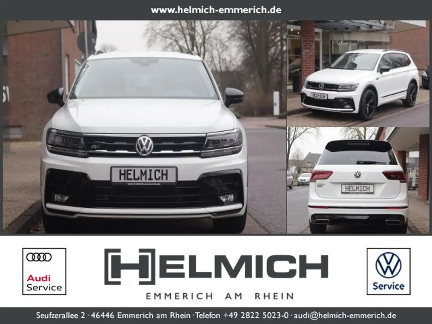 Volkswagen Tiguan Allspace 1.5 TSI Highline DSG R-Line LM19 Weiß - 1