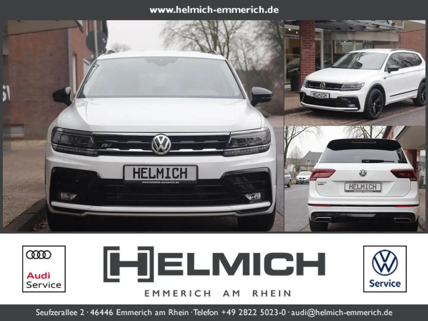 Volkswagen Tiguan Allspace 1.5 TSI Highline DSG R-Line LM19 Blanc - 1