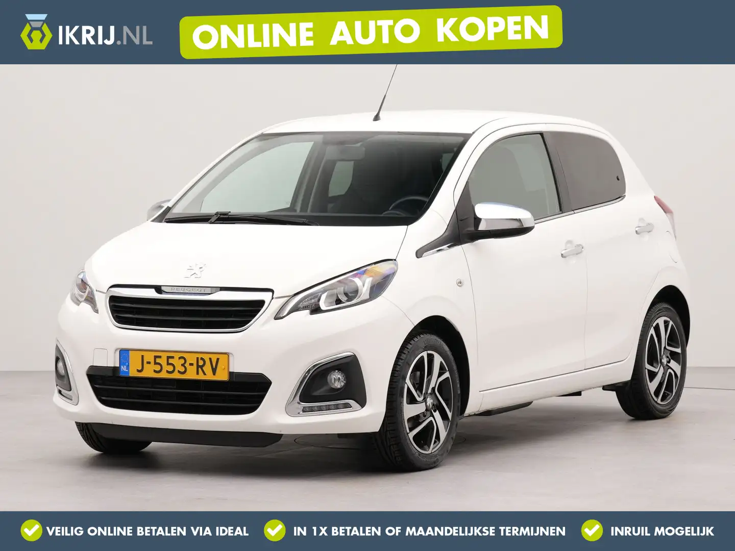 Peugeot 108 1.0 e-VTi Allure | Apple Caplay | Achteruitrij cam Wit - 1
