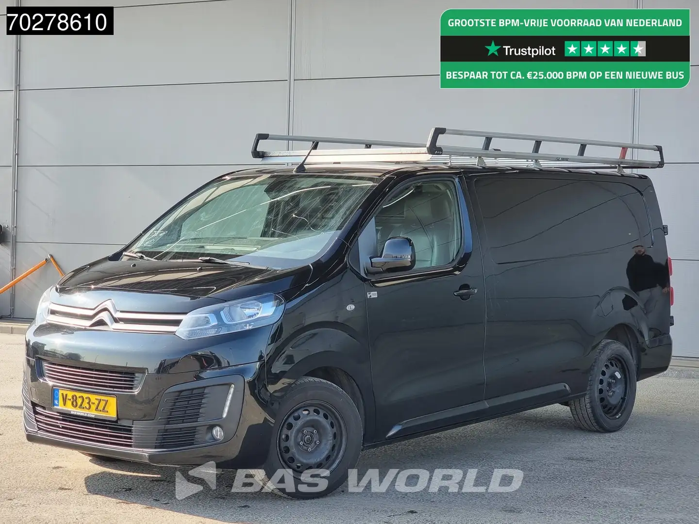 Citroen Jumpy 177pk Automaat L2H1 Navi Trekhaak Imperiaal Airco Zwart - 1