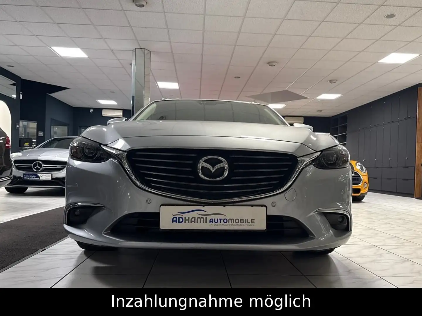 Mazda 6 Kombi Exclusive-Line/NAVI/LED/SHZ/PDC/AUTOM! Plateado - 2