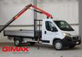Fiat Ducato 35 2.3 mjt 130cv E6 Gru 3Sfili + Cassone Aperto Blanc - thumbnail 1