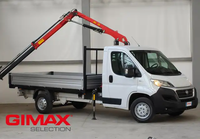 Fiat Ducato 35 2.3 mjt 130cv E6 Gru 3Sfili + Cassone Aperto