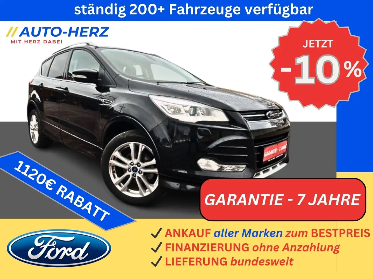 Ford Kuga Titanium Bi-Xenon+Leder+PDC+Klimaaut+Navi Noir - 1