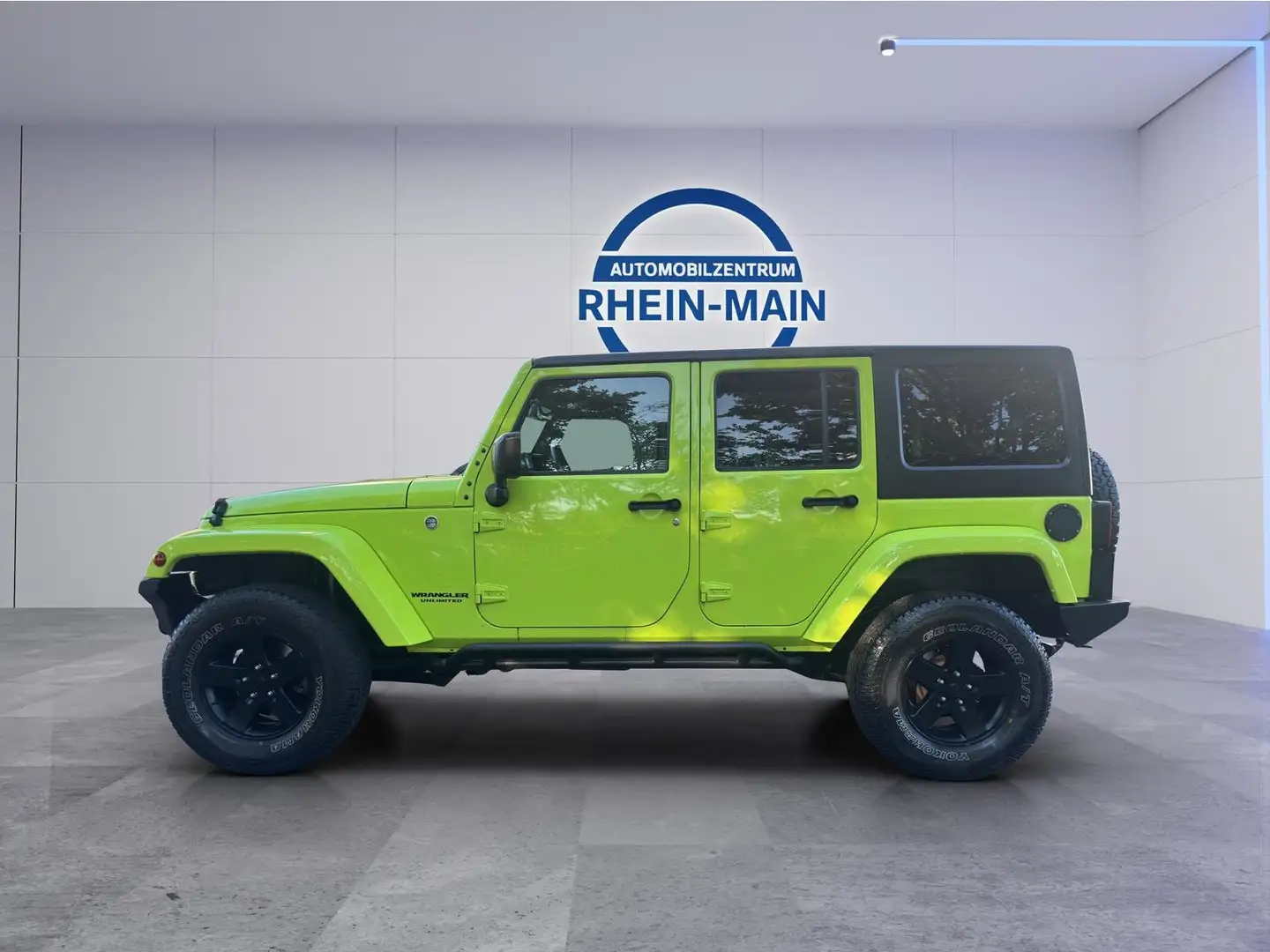 Jeep Wrangler HYPERGREEN UMBAU HOCH BREIT AHK 3,5T WINDE Zöld - 2