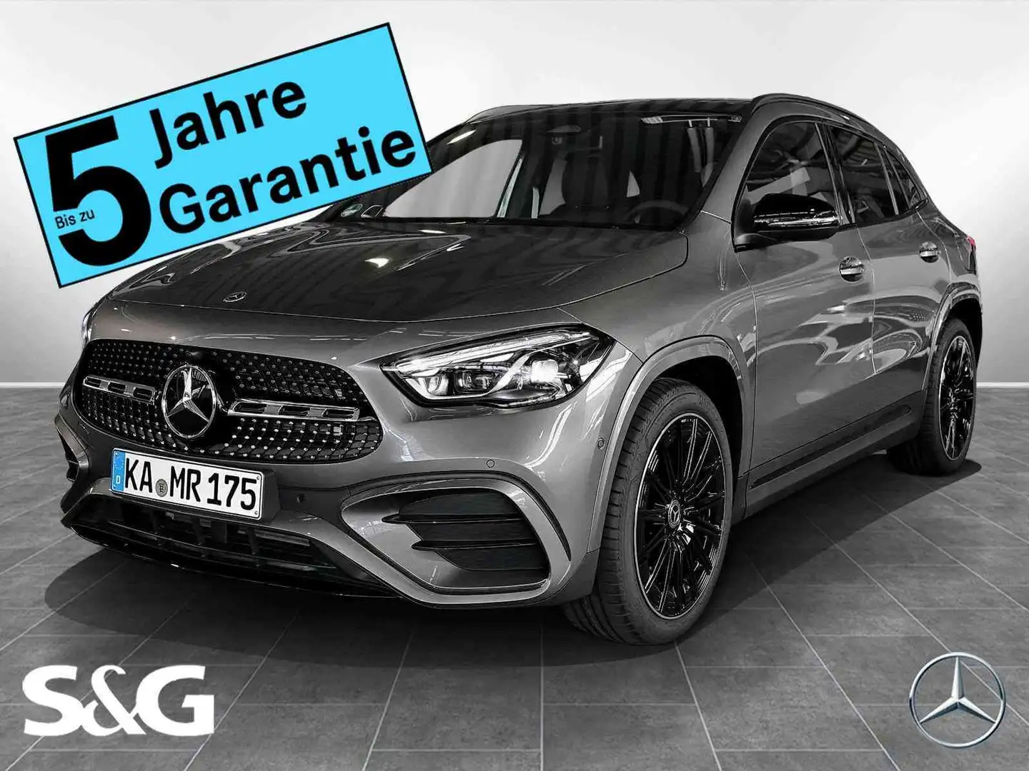 Mercedes-Benz GLA 220 4M AMG MBUX+RüKam+M-LED+Pano+Fahrassist Gris - 1