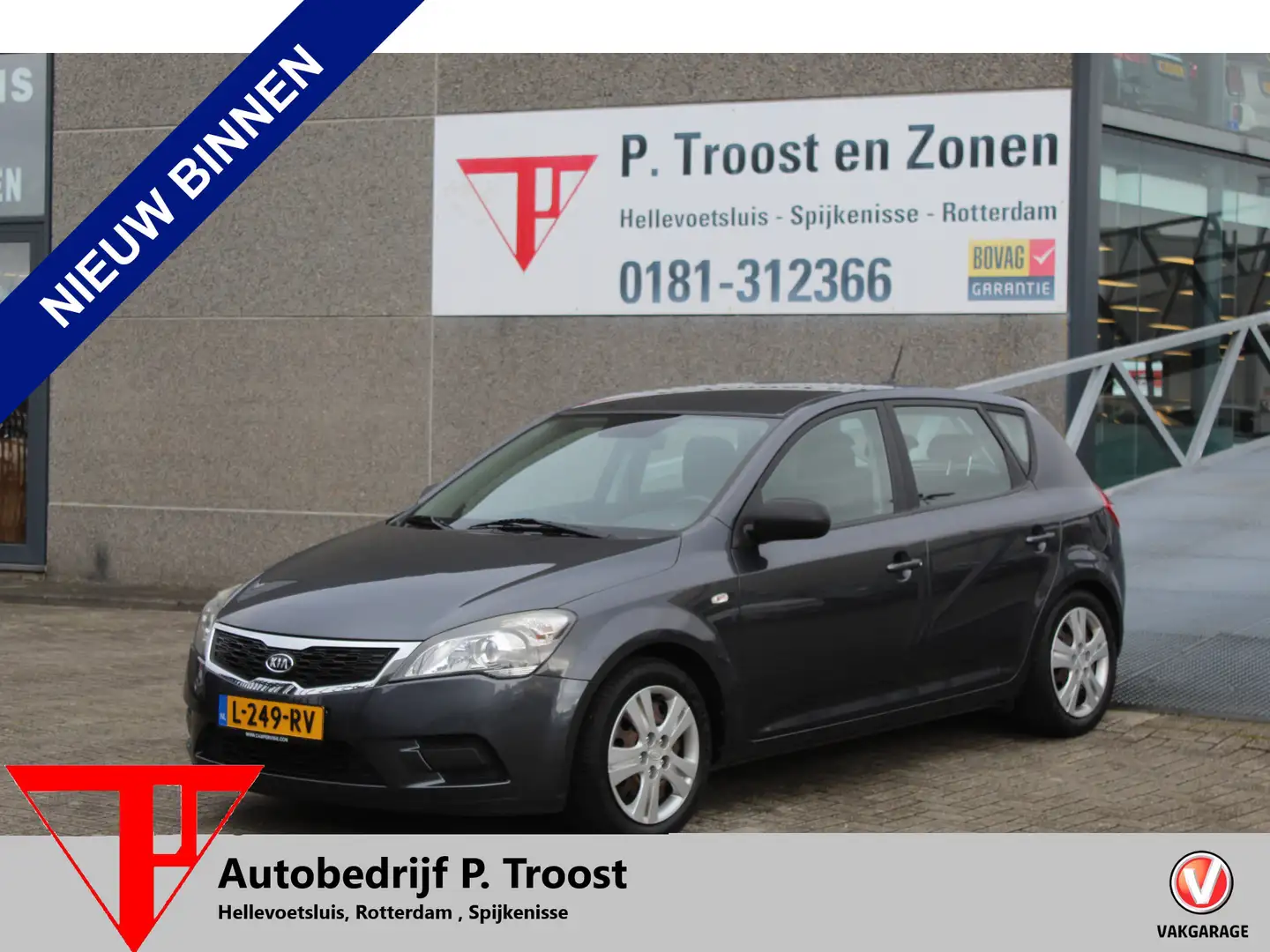 Kia Ceed / cee'd 1.4 CVVT X-tra 5-deurs / Airco / Goed onderhouden Gris - 1