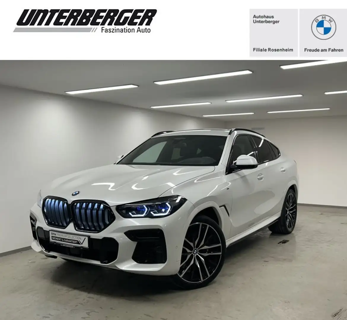 BMW X6 xDrive40d M Sportpaket Head-Up Harman/Kardon Pano. Weiß - 1