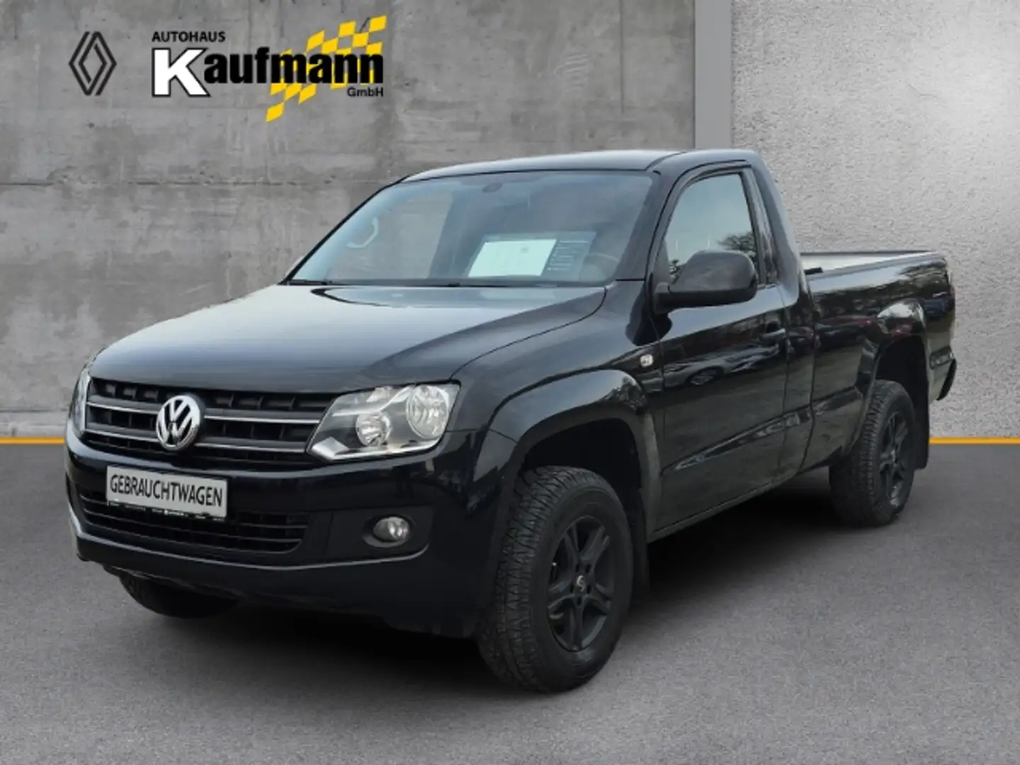 Volkswagen Amarok SingleCab 4Motion /1 Hand/ AHK Navi SHZ Temp Regen Noir - 1