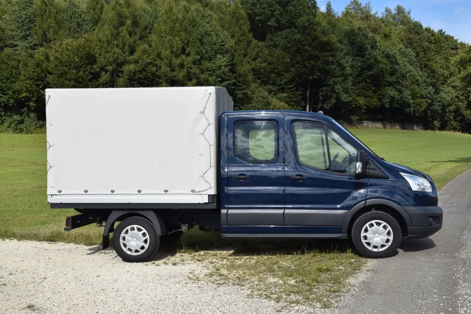 Ford Transit Doka  350 Tempomat Sitzheizung Blau - 1