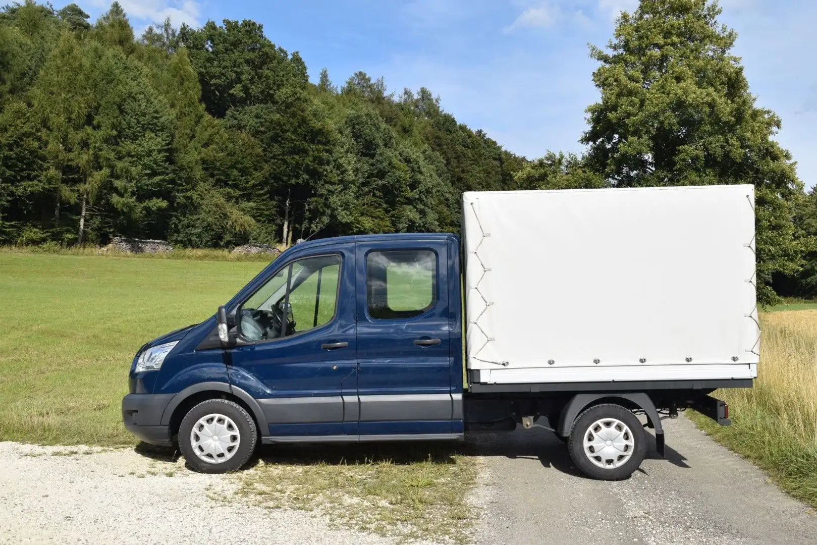 Ford Transit Doka  350 Tempomat Sitzheizung Blau - 2
