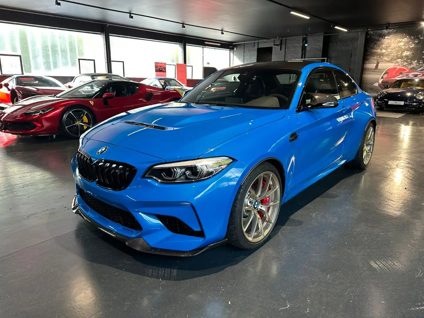 BMW M2 CS*450 km*MwSt. ausweisbar*Akrapovič Modrá - 1