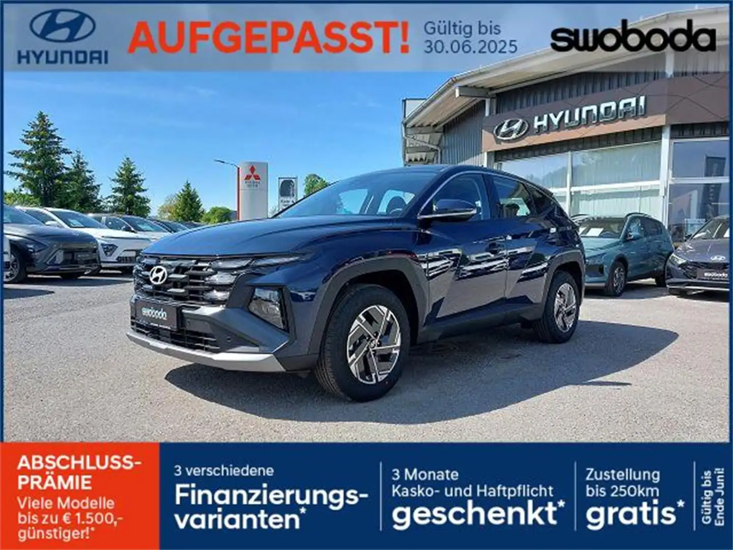 Hyundai TUCSON Tucson NX4 Smart Line 1,6 T-GDi 2WD t5bs1-P3 Blau - 1