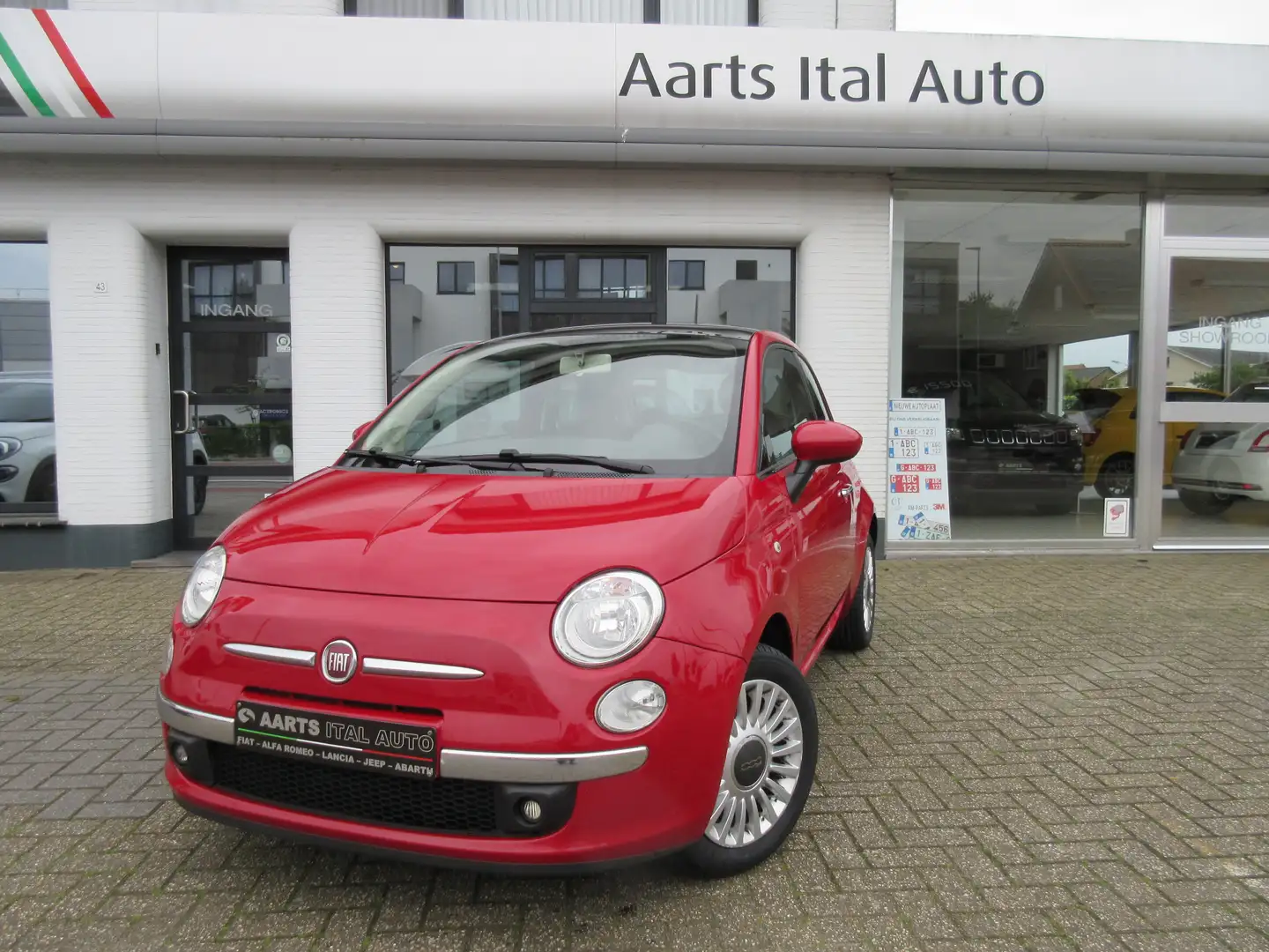 Fiat 500 1.2 LOUNGE Rouge - 1