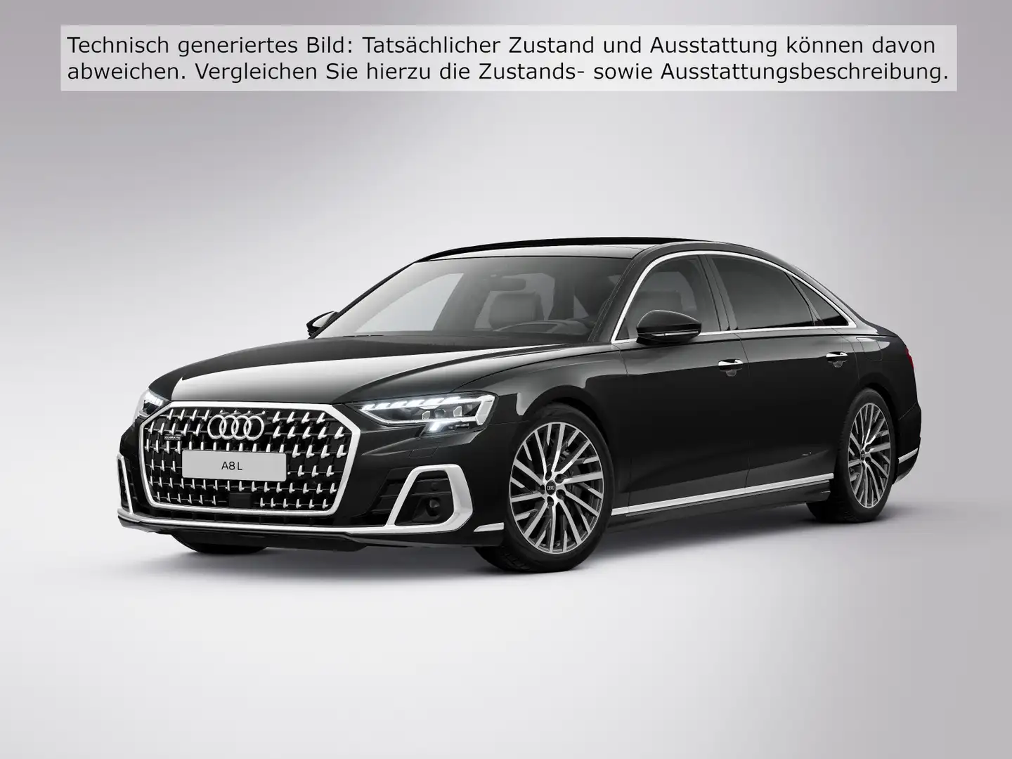 Audi A8 Lang 60 TFSIe Q NP151 PANO LM20 4xMASSAGE B&O Schwarz - 2