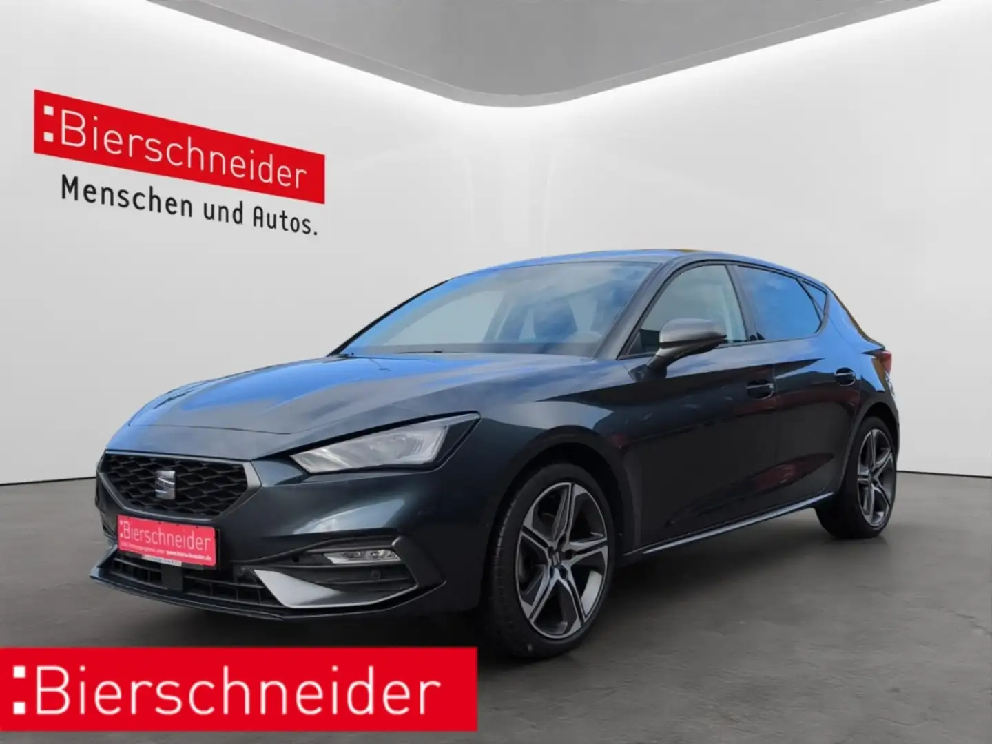 SEAT Leon 1.5 TGI DSG FR LED NAVI 18 ACC BLINDSPOT PARKLENK Grau - 1