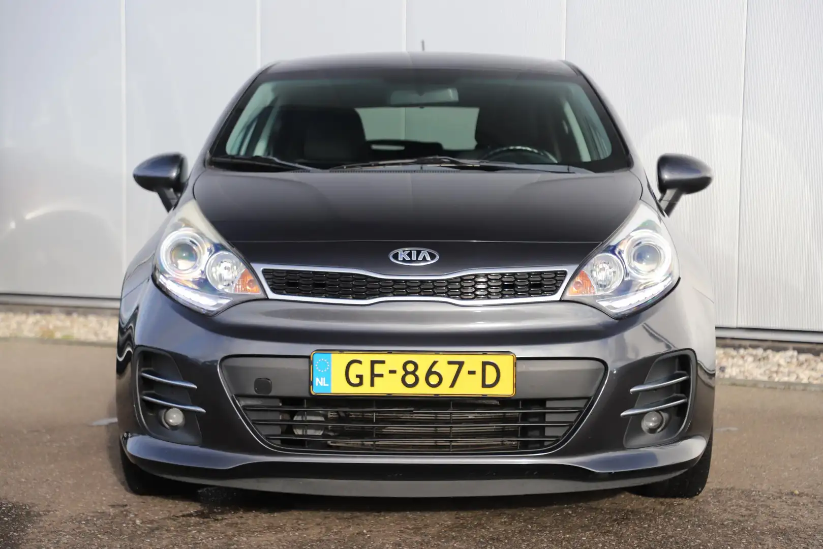 Kia Rio 1.2 CVVT DynamicLine Radio Bluetooth Airco Cruise Gris - 2