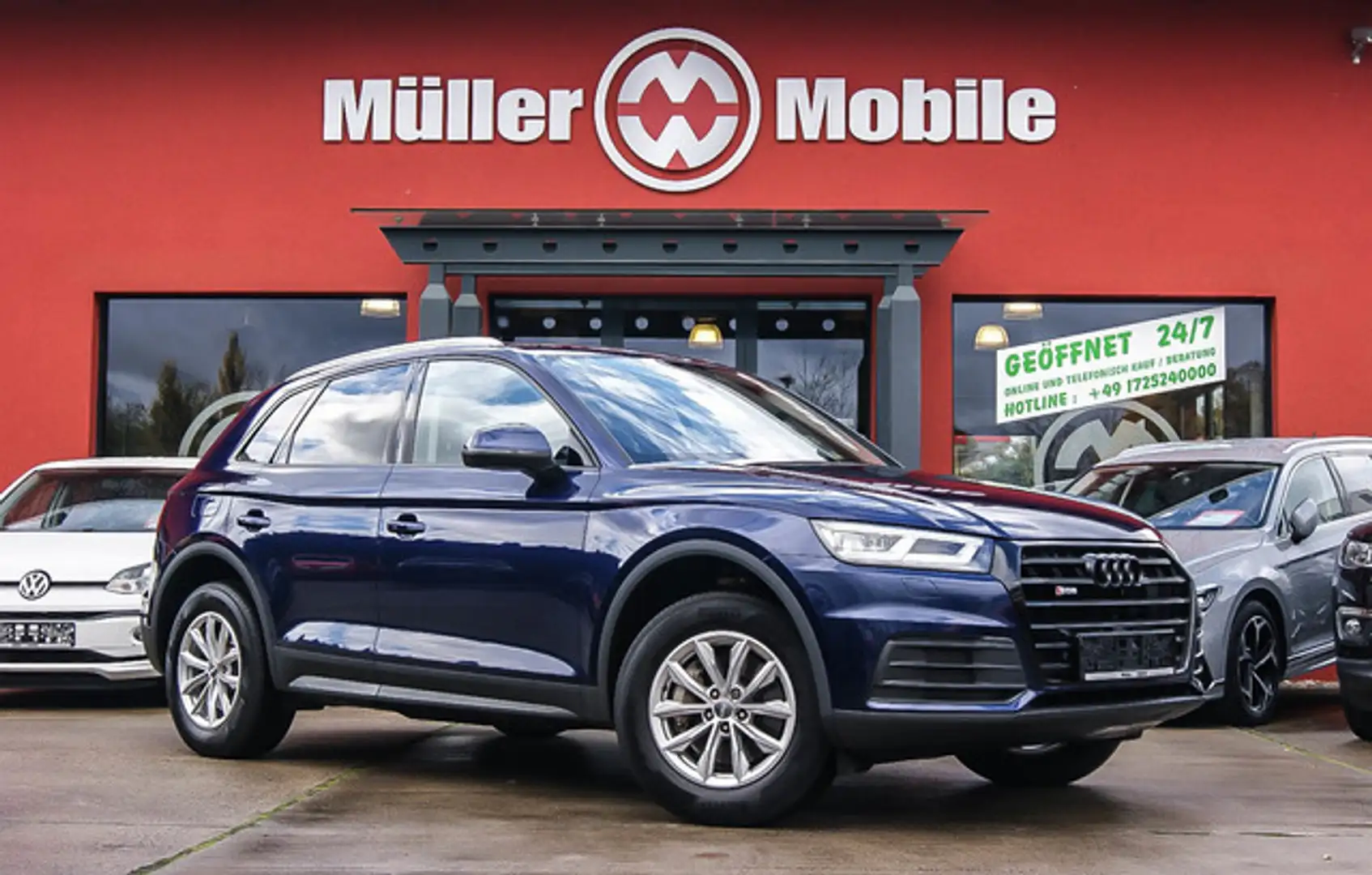 Audi Q5 40 TDI quattro S tronic MATRIX LED PANORAMA Blau - 1