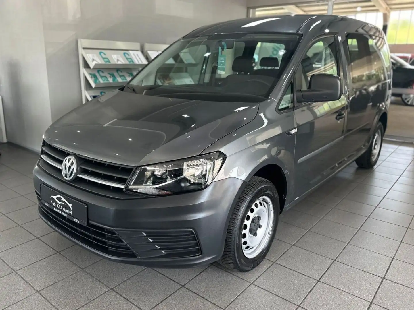 Volkswagen Caddy Maxi Kombi 2.0 TDI 1.Hand|AHK|Klima|Navi Gris - 1