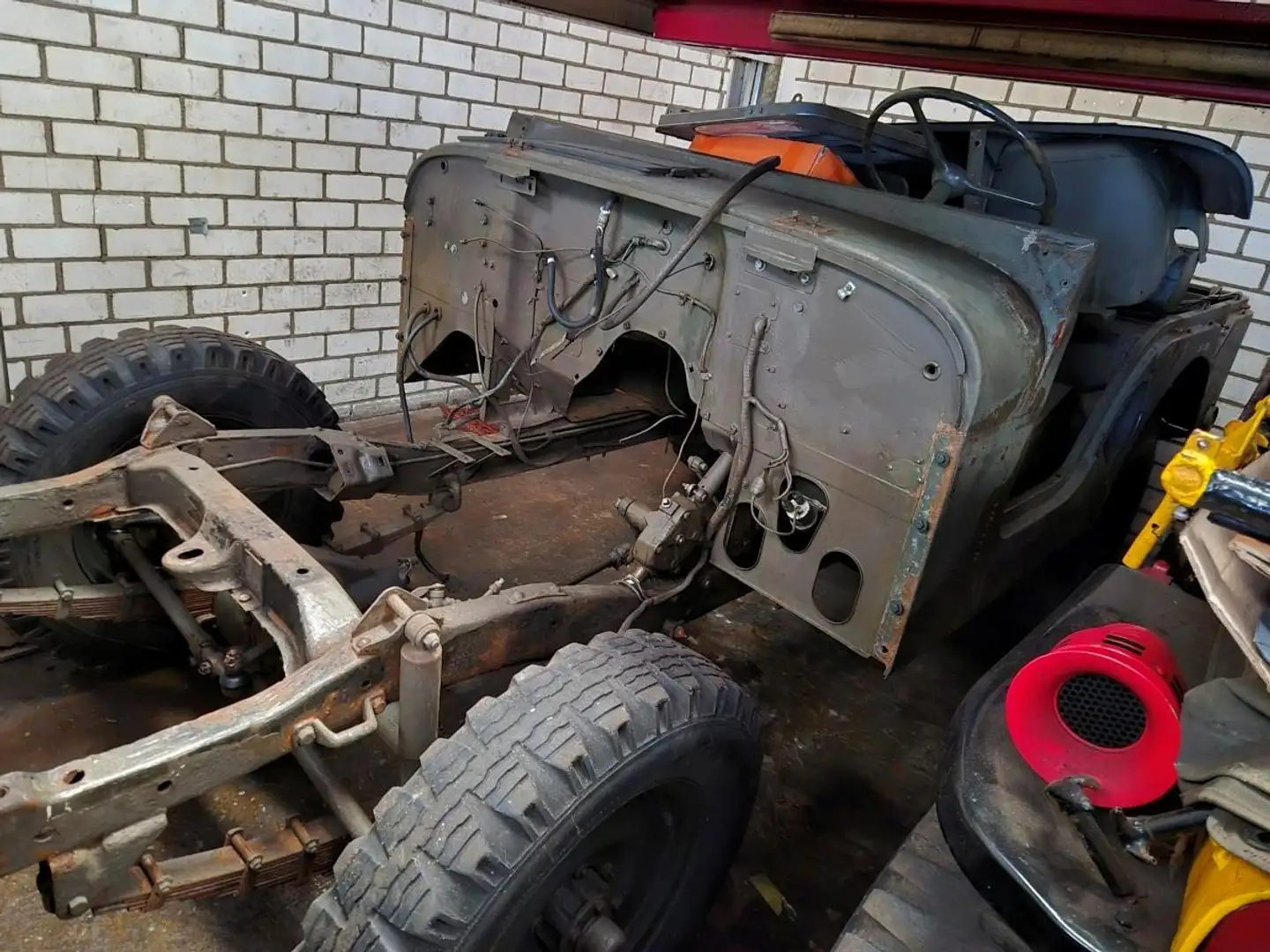 Jeep Willys Nekaf 1959 project zonder motor Grün - 2