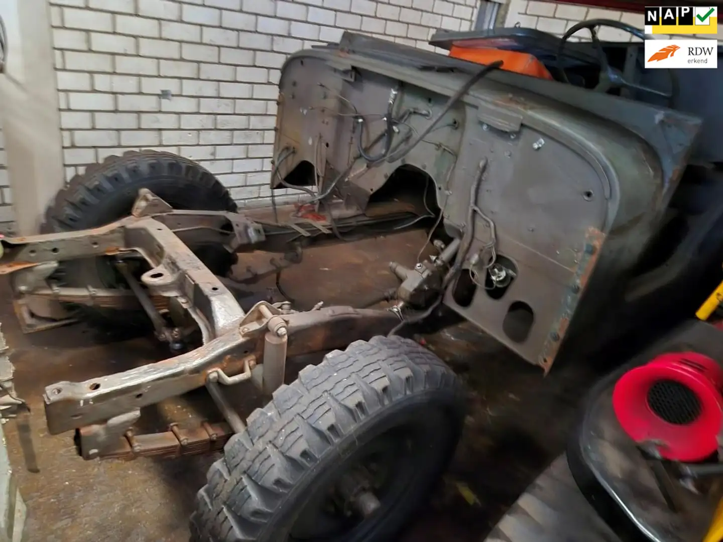 Jeep Willys Nekaf 1959 project zonder motor Grün - 1