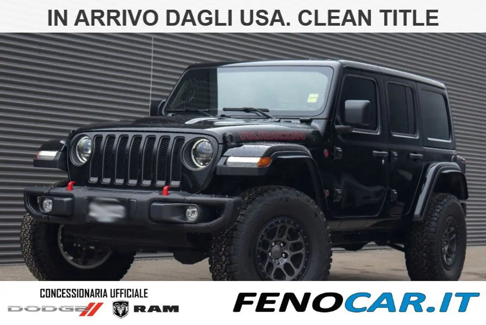 Jeep Wrangler Unlimited 3.6 v6 eTorque Rubicon Xtreme Recon 35" Nero - 1