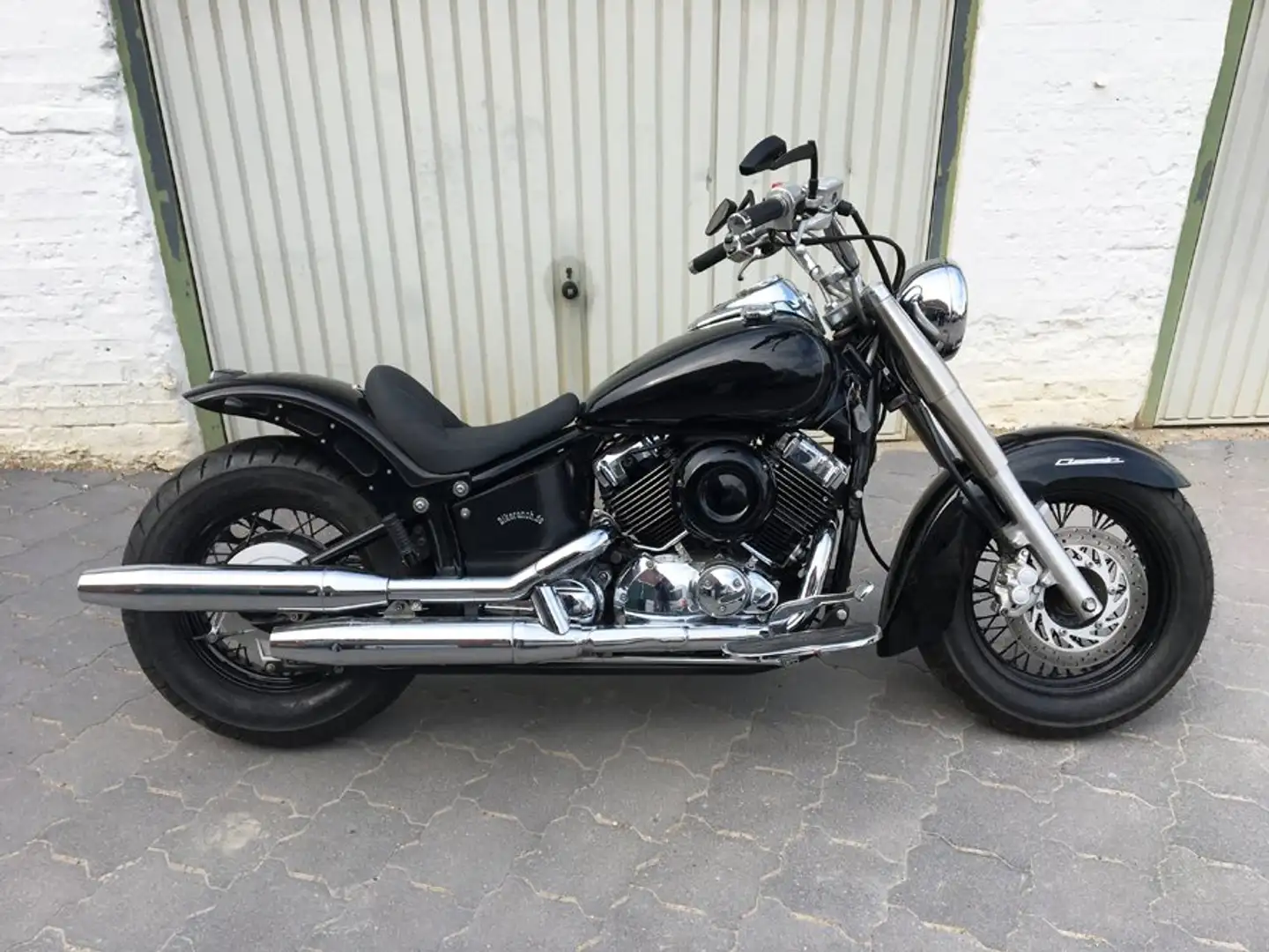 Yamaha XVS 650 DragStar Classic, Black-Bobber- Umbau, 2.Hd* TOP* Negro - 1
