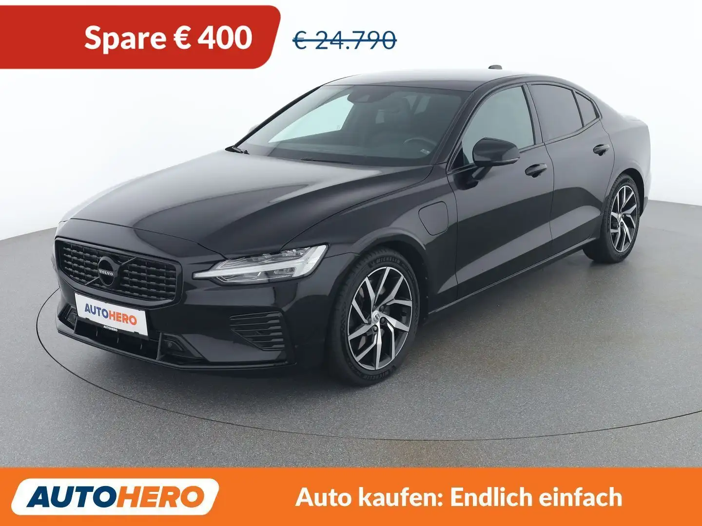Volvo S60 2.0 T8 Plug-in Hybrid R-Design AWD Schwarz - 1