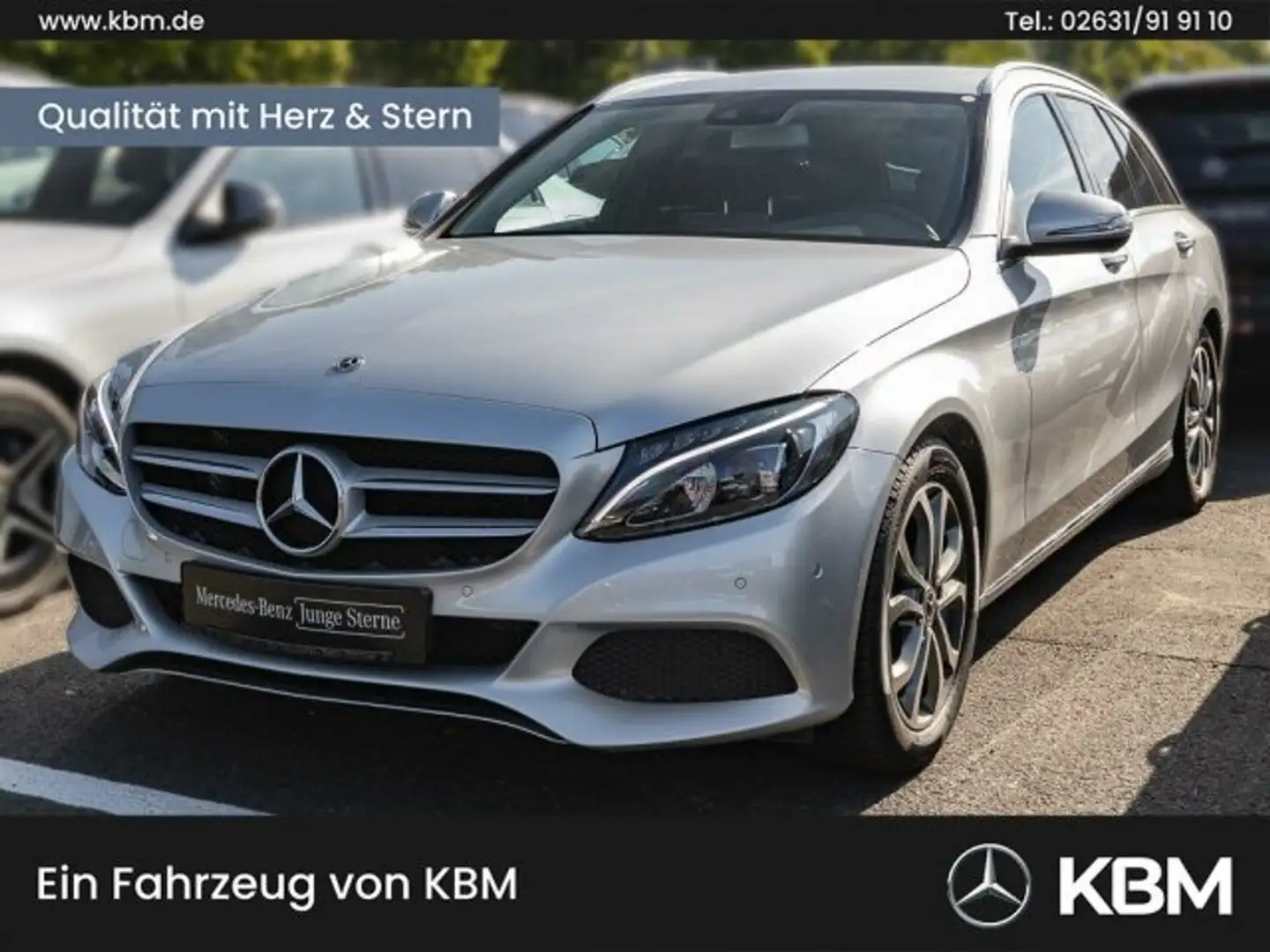 Mercedes-Benz C 300 C 300 T AVANTGARDE°PTS°TWA°LED°THERMO°COMAND Silber - 1