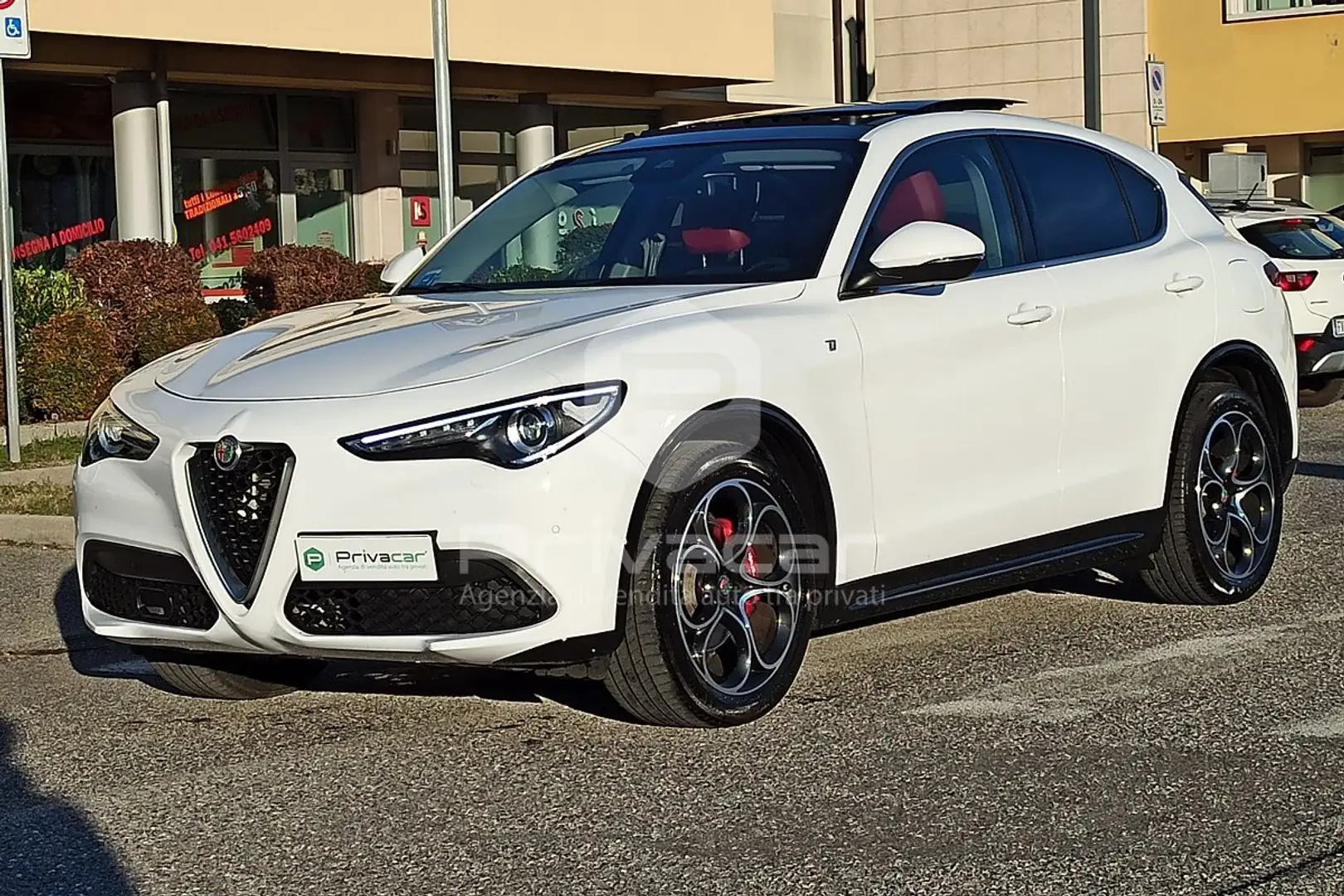 Alfa Romeo Stelvio 2.2 Turbodiesel 210 CV AT8 Q4 Veloce Tì TETTO Bianco - 1
