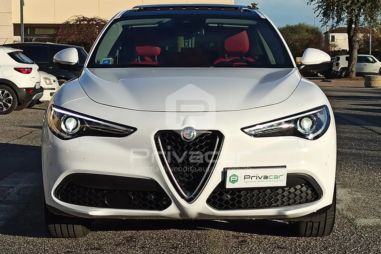 Alfa Romeo Stelvio 2.2 Turbodiesel 210 CV AT8 Q4 Veloce Tì TETTO Bianco - 2