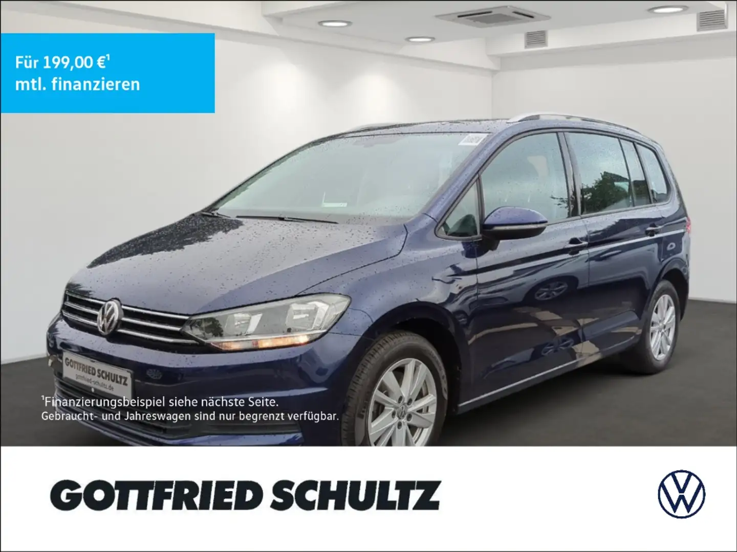 Volkswagen Touran 1.5 TSI Comfortline KLIMA PDC LM Z V Azul - 1