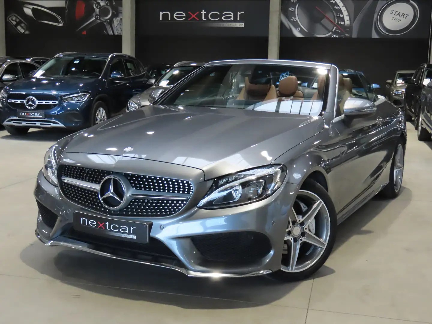 Mercedes-Benz C 200 Cabriolet Pack Amg***CUIR SPORT-NAVI-CRUISE*** Grau - 1