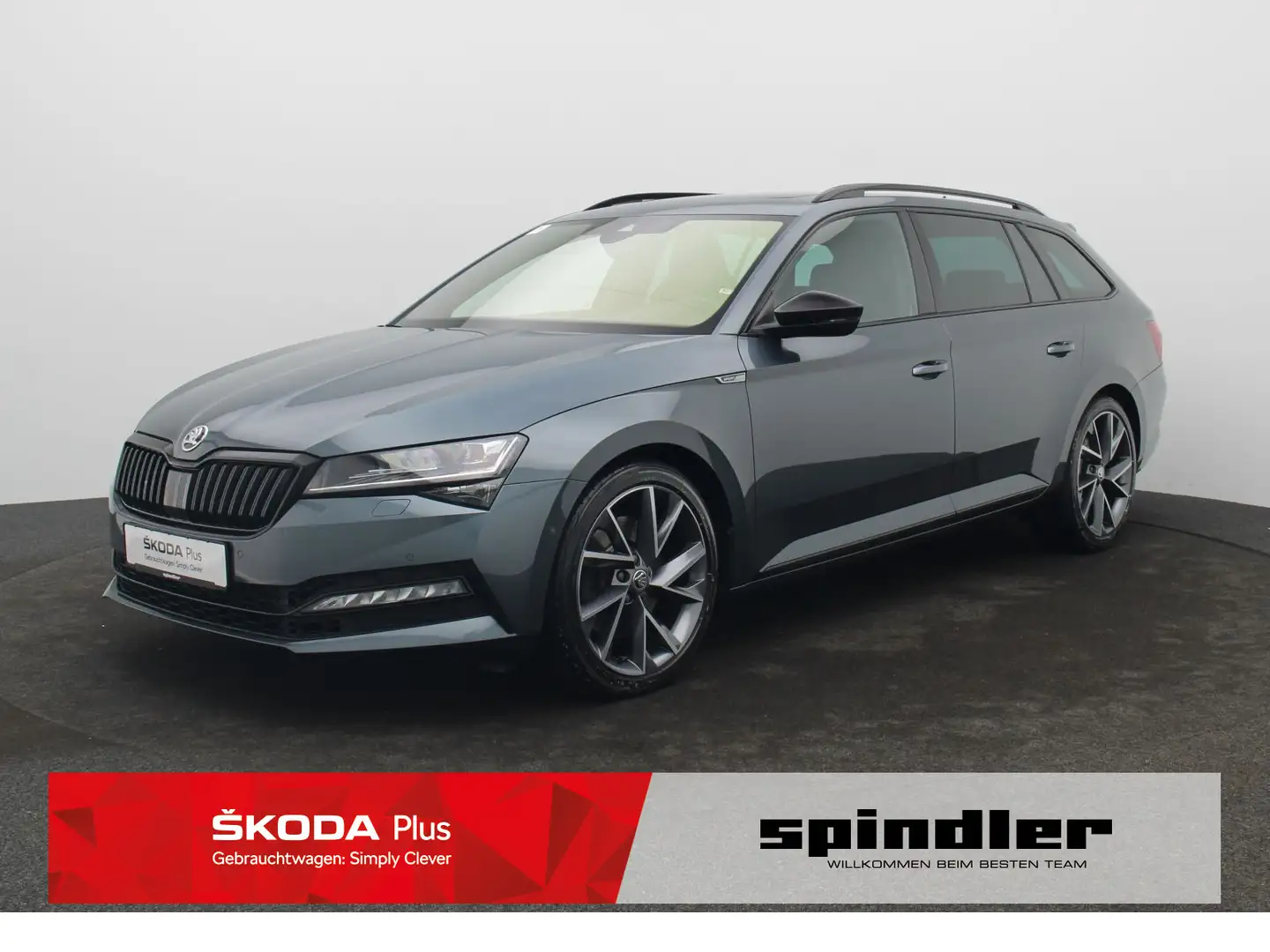 Skoda Superb Combi Sportline 2.0TSI 4x4 DSG/ Pano, AHK Grau - 1