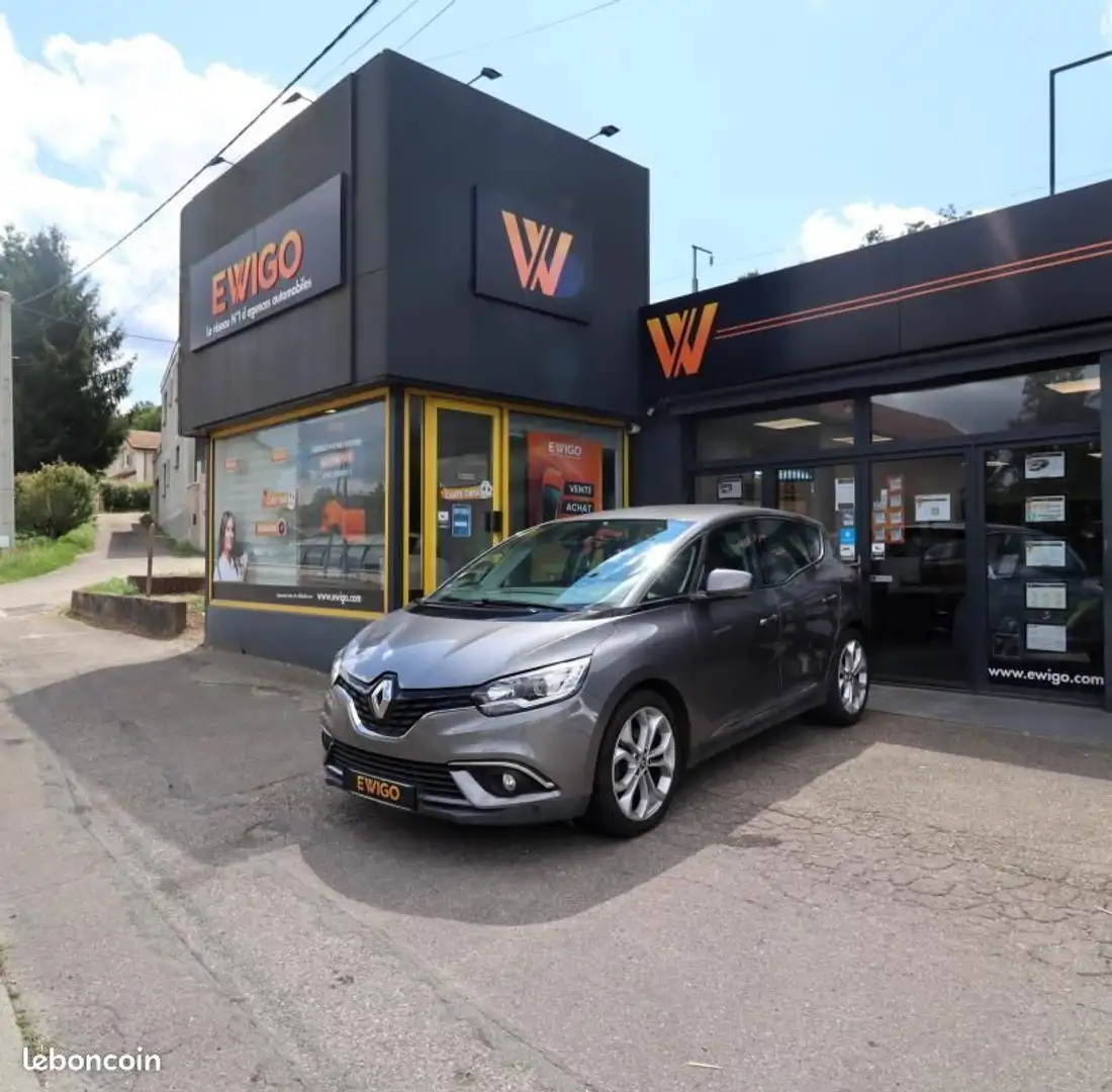 Renault Scenic Scénic 1.6 DCI 130 CH ENERGY BUSINESS %2B RADAR AV AR SUIVI COMPLET 2 EME MAIN Gris - 1