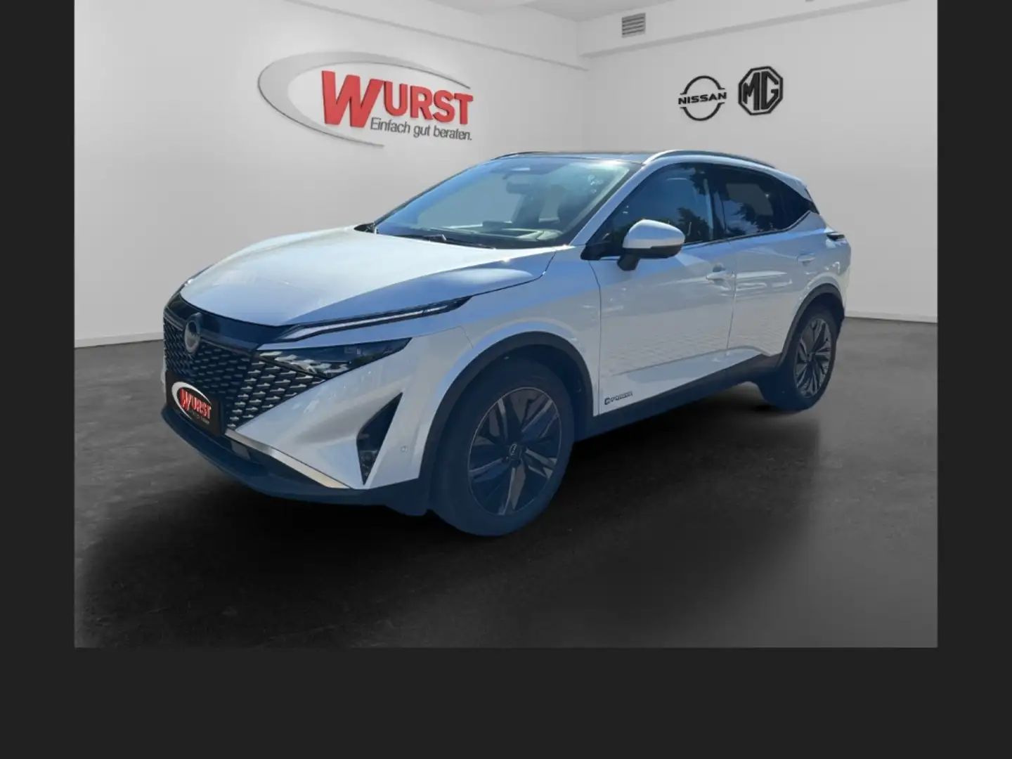 Nissan Qashqai Tekna e-Power MY24 1.5 VC-T Head-Up Panoramaglasda Weiß - 1