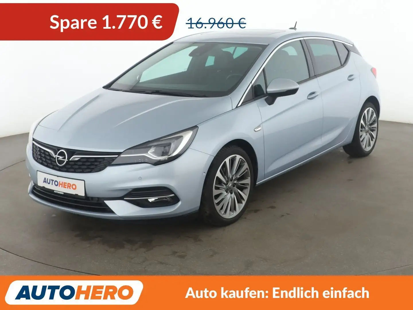 Opel Astra 1.5 CDTI Ultimate Start/Stop Aut.*NAVI*LED*CAM*PDC Blau - 1