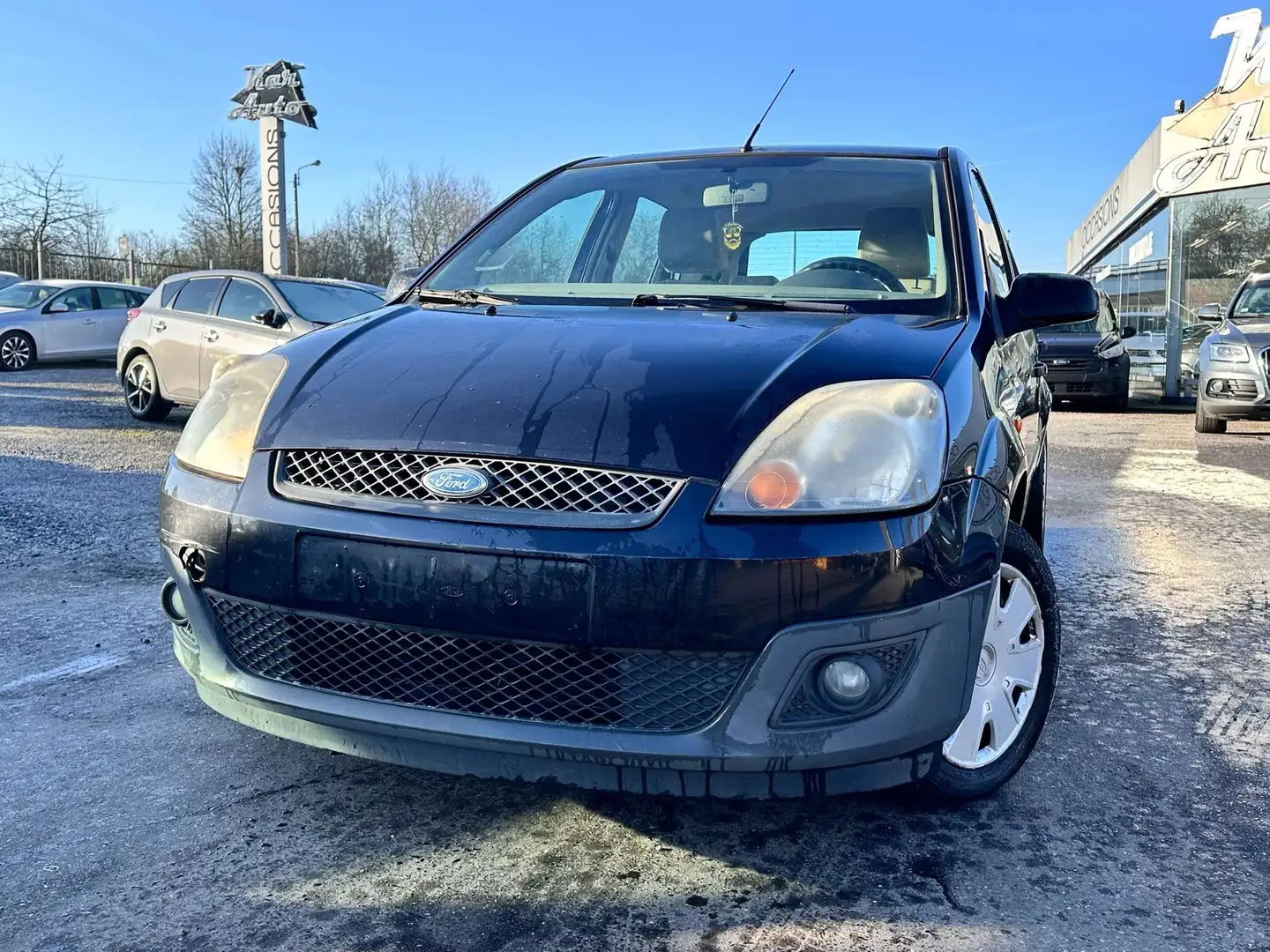 Ford Fiesta 1.4 Turbo TDCi export ou marchand Noir - 1