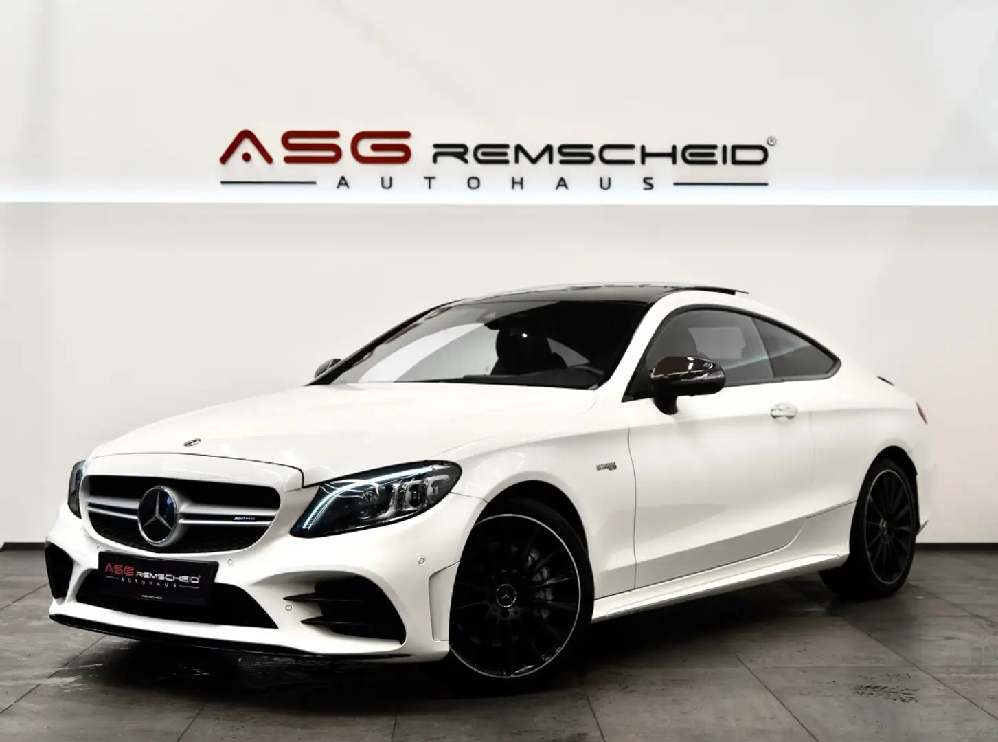 Mercedes-Benz C 43 AMG 4M Coupé *2.H*19*S-Abgas *Distr. *Pano Weiß - 1