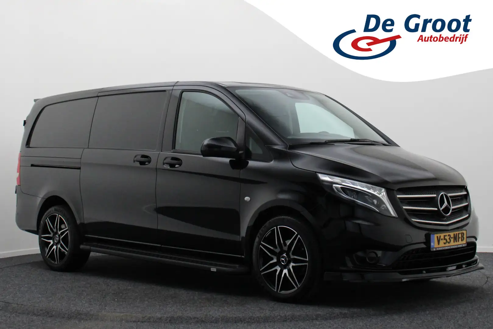 Mercedes-Benz Vito 116 CDI Automaat 3-Zits, Climate, Cruise, Navigati Schwarz - 1
