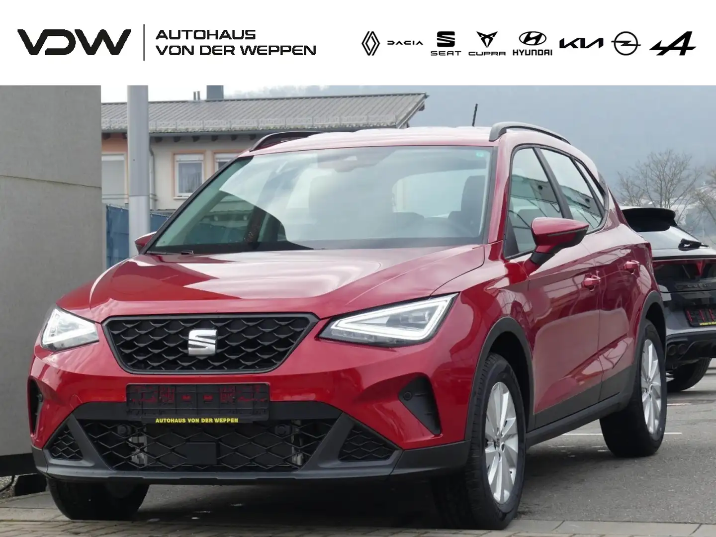 SEAT Arona Style Edition TSI Einparkhilfe v+h SHZ Klima Rot - 1