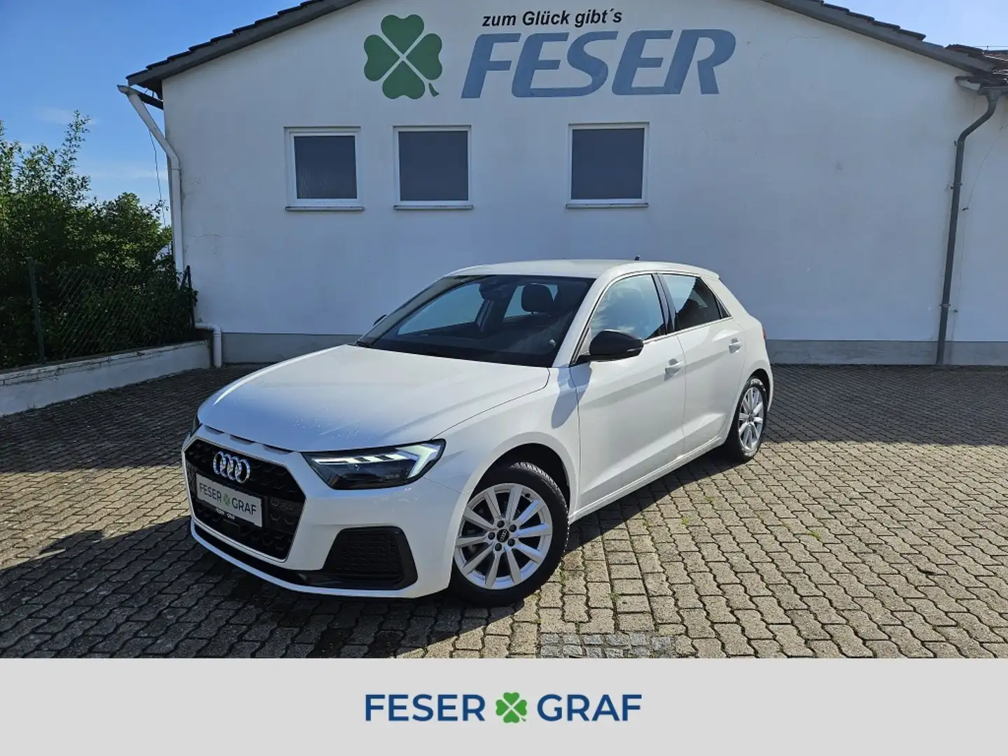 Audi A1 Sportback Advanced 25 TFSI KESSY LED SHZ VIRTUAL Blanc - 1