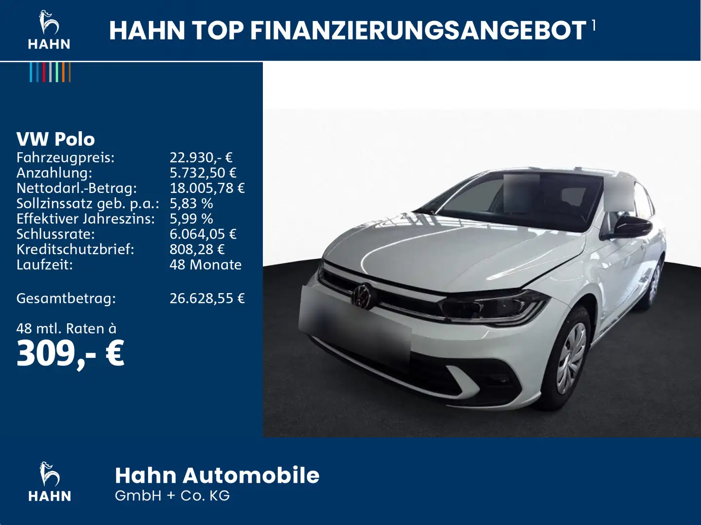 Volkswagen Polo 1.0TSI DSG Move Matrix ACC Sitzhzg APP-Conn Weiß - 2