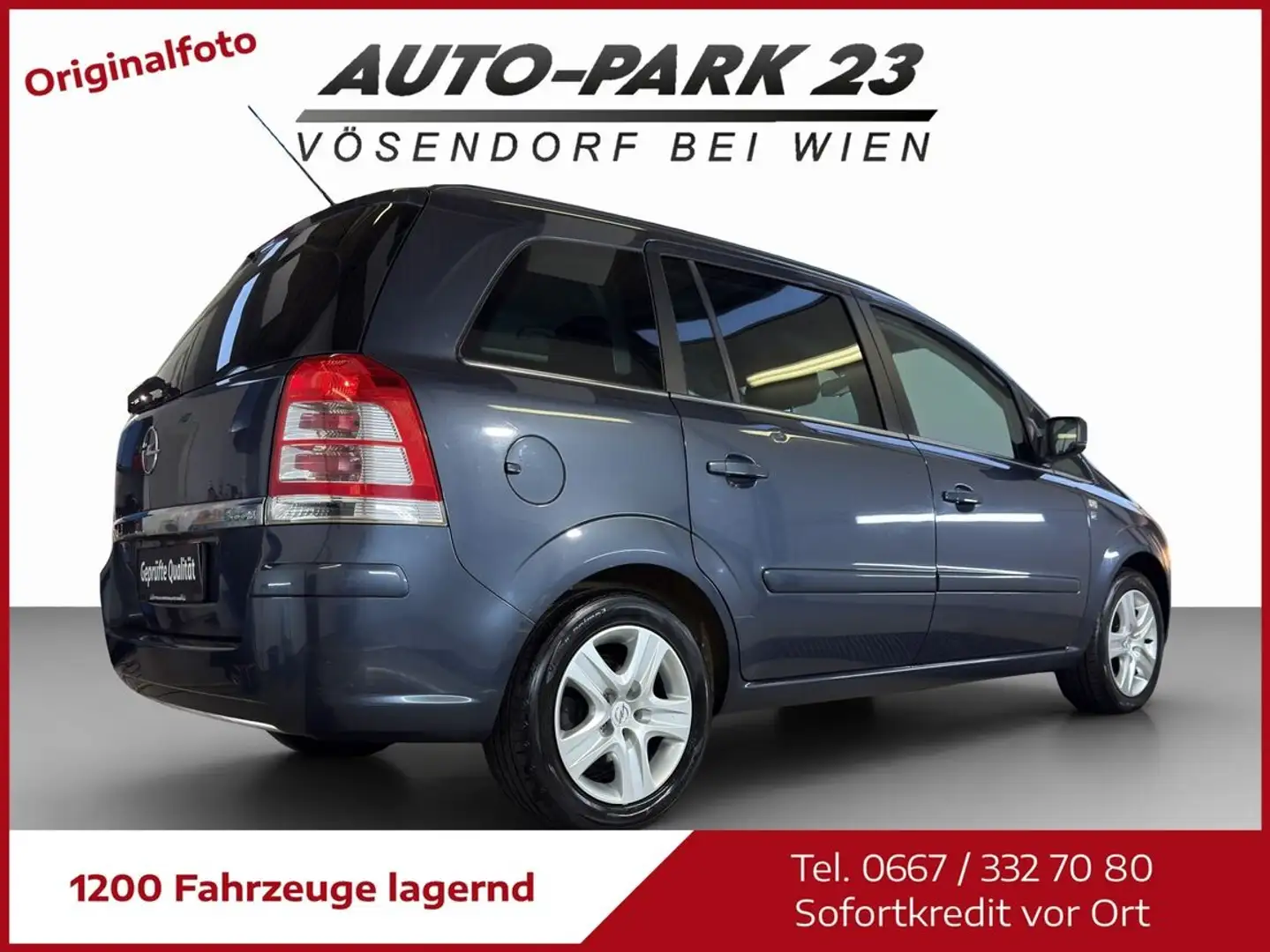 Opel Zafira Zafira 1,6**7.SITZER*NEUES-PICKERL 1/2027*MOD2012 Blau - 2