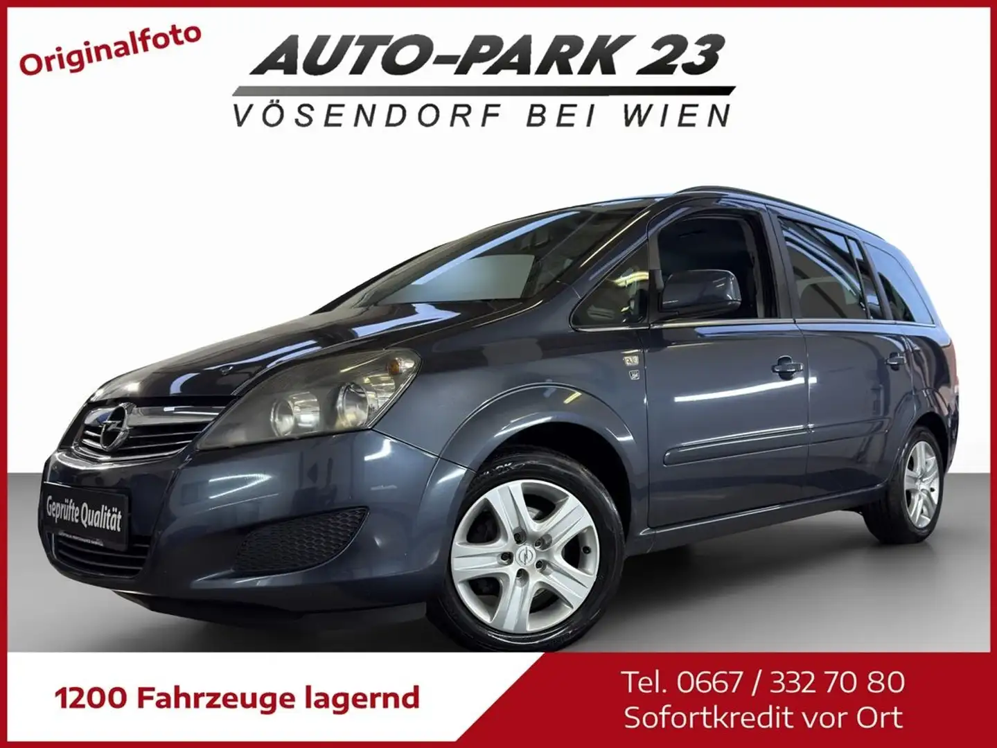 Opel Zafira 1,6**116PS**7.SITZER*NEUES-PICKERL 1/2027*MOD2012 Blau - 1