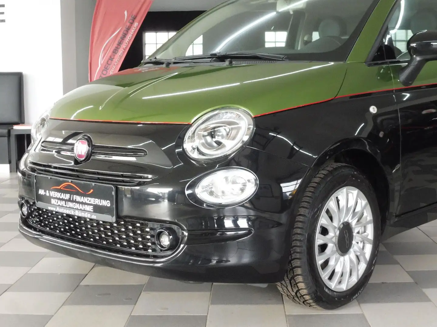 Fiat 500 Panorama/Einparkhilfe/Bluetooth Schwarz - 1